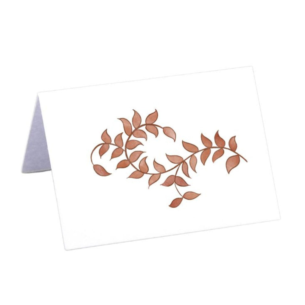 Woodland Leaves Place Cards - The Well Appointed House