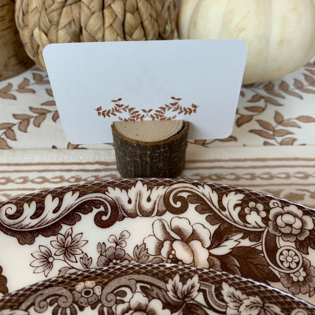 Woodland Leaves Place Cards - The Well Appointed House