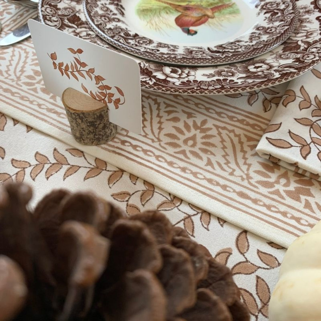 Woodland Leaves Place Cards - The Well Appointed House