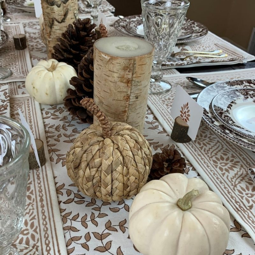 Woodland Leaves Place Cards - The Well Appointed House