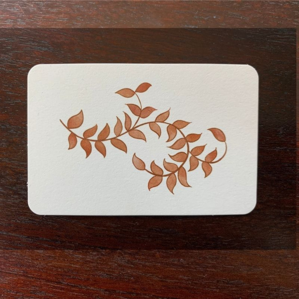 Woodland Leaves Place Cards - The Well Appointed House