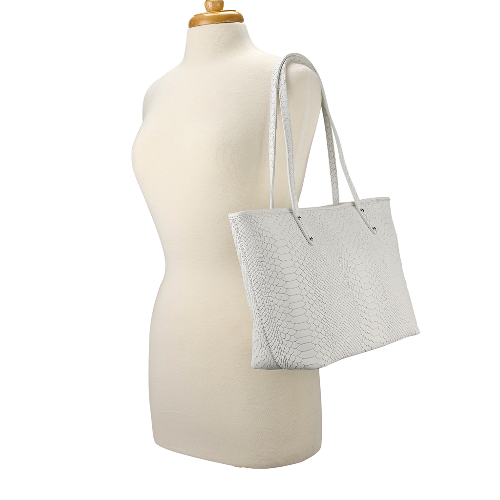 Monogrammable Zip Taylor Tote Bag - The Well Appointed House