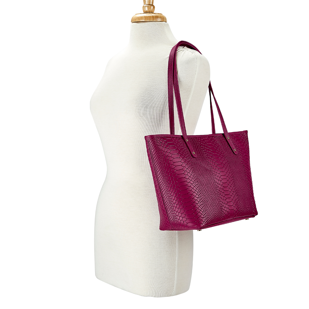 Monogrammable Zip Taylor Tote Bag - The Well Appointed House