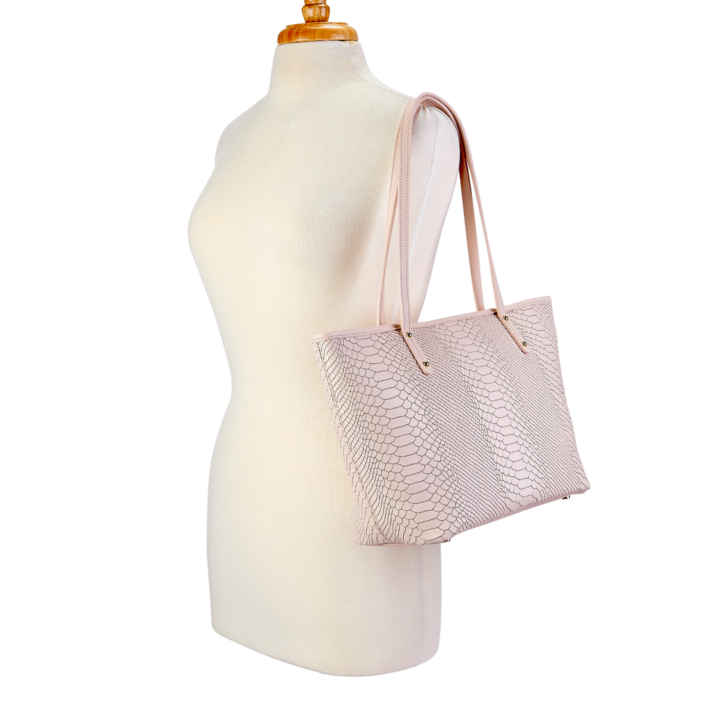 Monogrammable Zip Taylor Tote Bag - The Well Appointed House