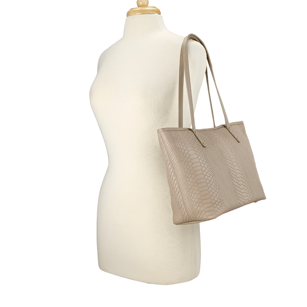 Monogrammable Zip Taylor Tote Bag - The Well Appointed House