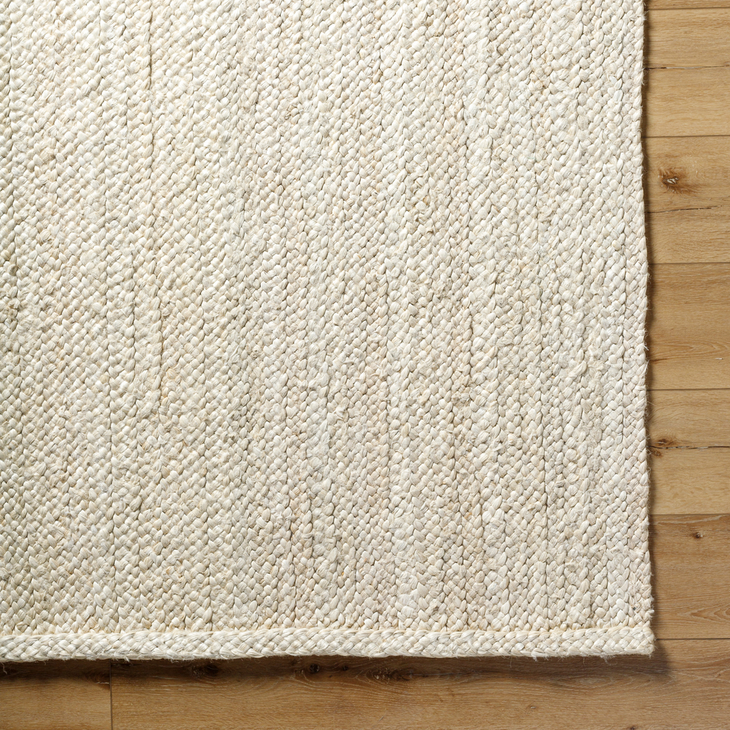 Artesia Hand Woven Ivory Jute Area Rug - Available in a Variety of Sizes - The Well Appointed House