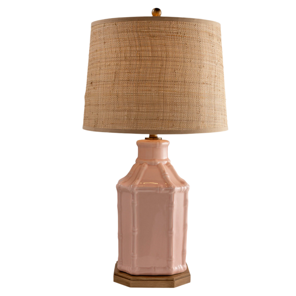 Amelia Pink Lamp - The Well Appointed House 