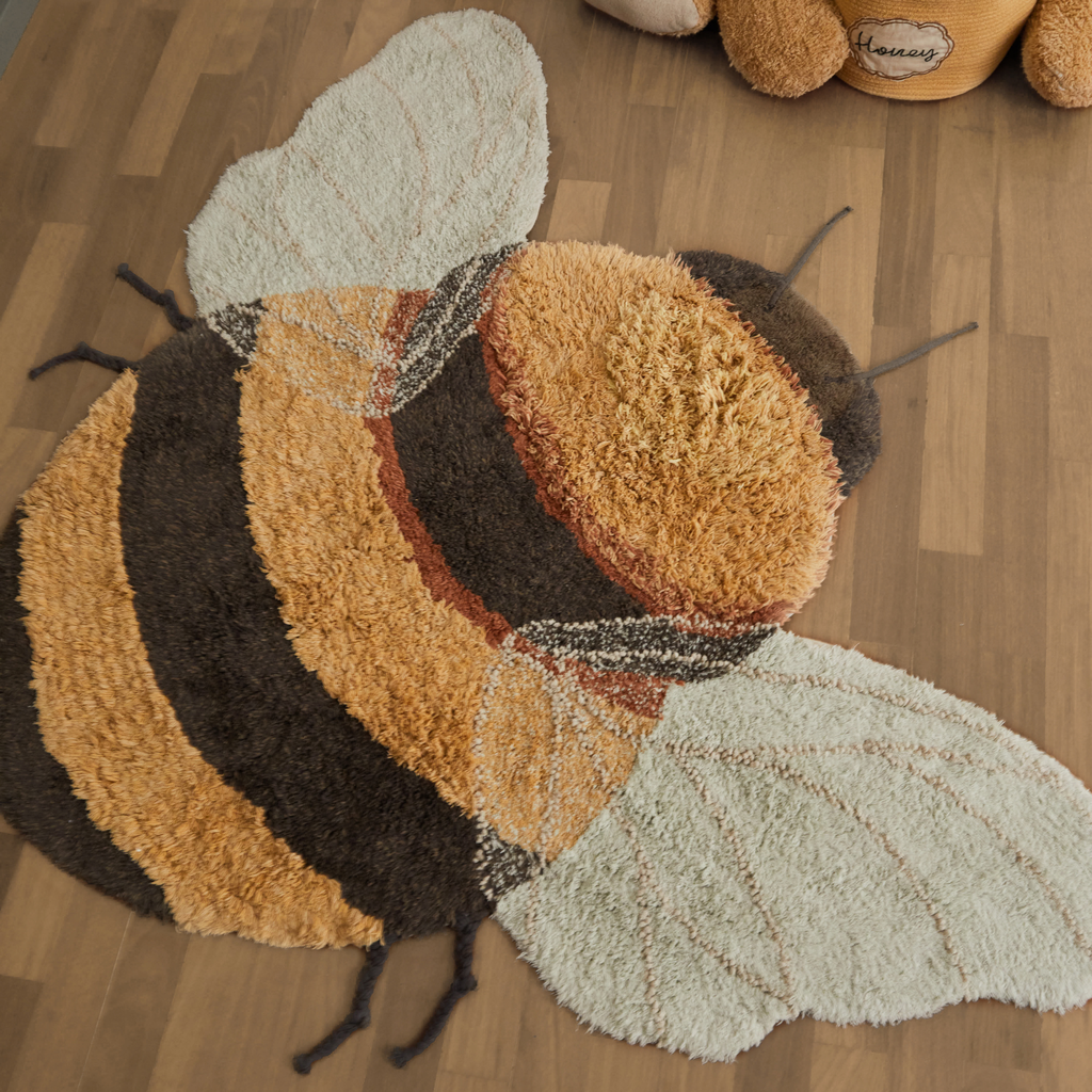 Washable Bee Rug - The Well Appointed House