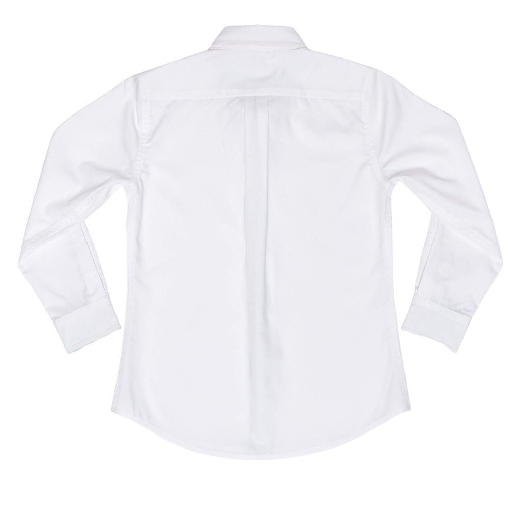 Bennett Button Down in Classic White with Brookhaven Mint Gingham - The Well Appointed House