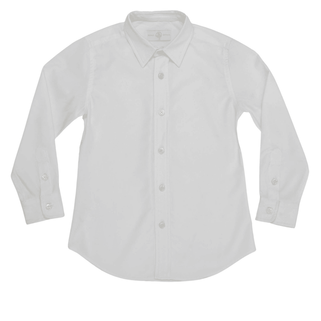 Bennett Button Down in Classic White - The Well Appointed House