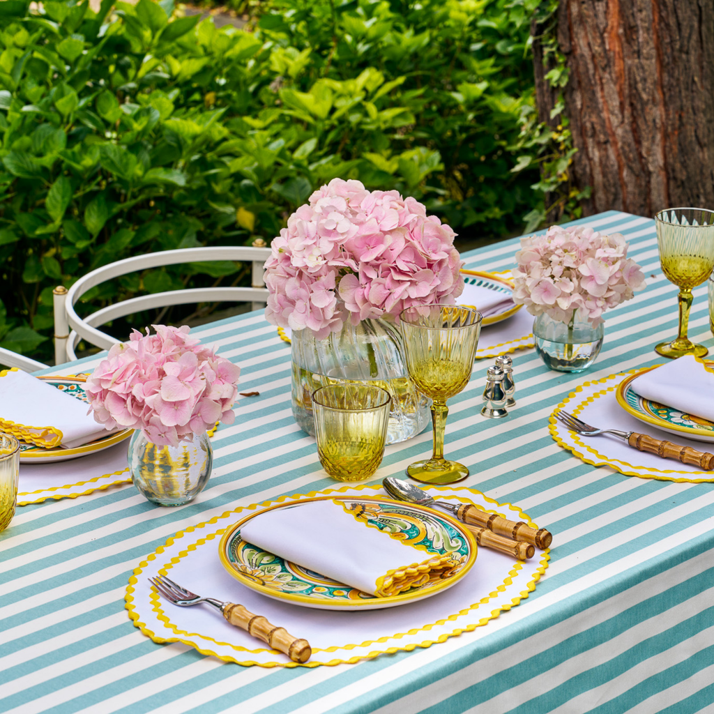 Callie Striped Tablecloth - The Well Appointed House