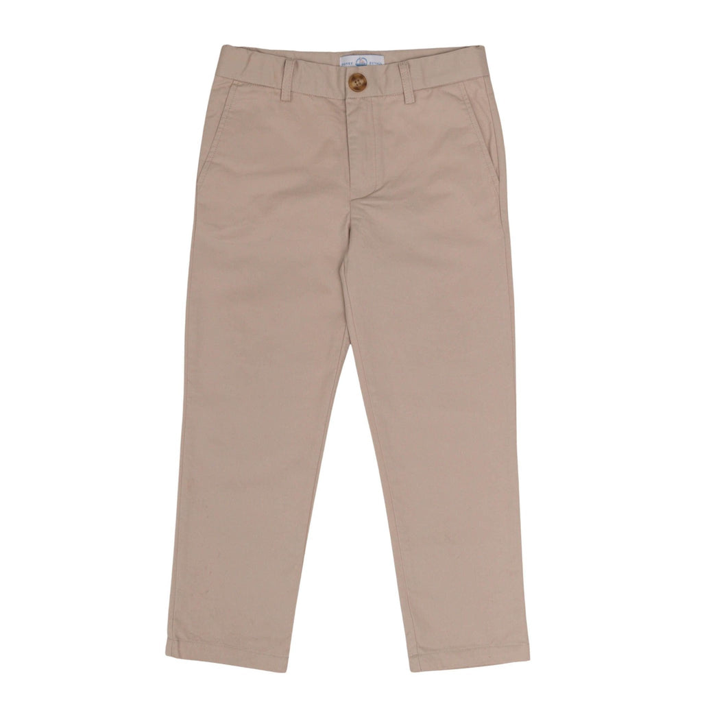 Bradford Trousers in King's Way Khaki Chino - The Well Appointed House