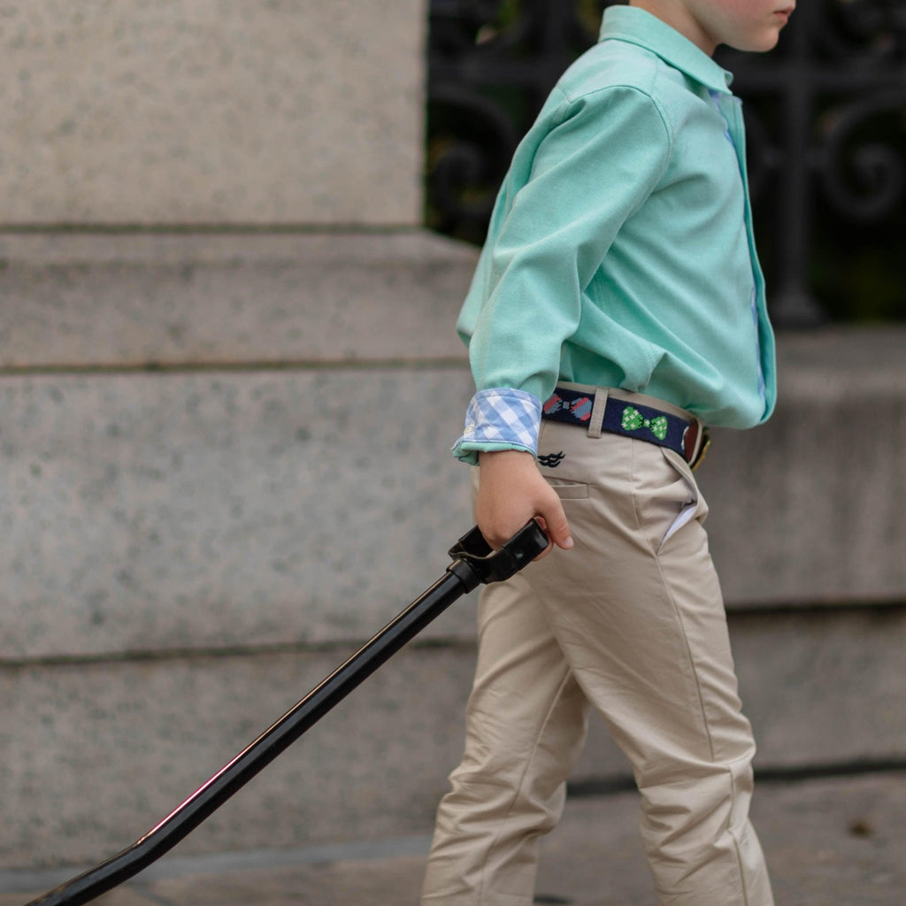 Bradford Trousers in King's Way Khaki Chino - The Well Appointed House