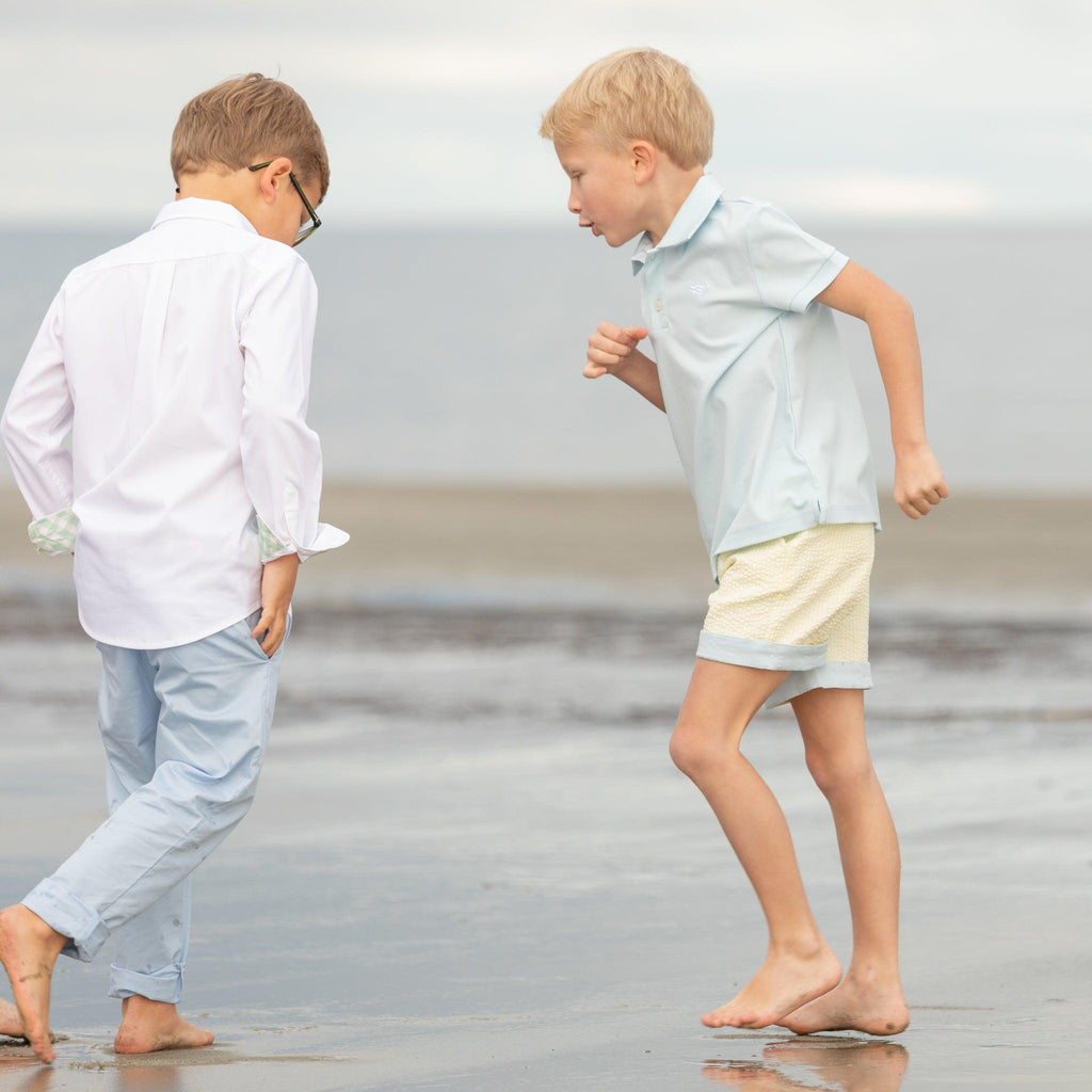 Bradford Trousers in Bailey's Bay Blue - The Well Appointed House