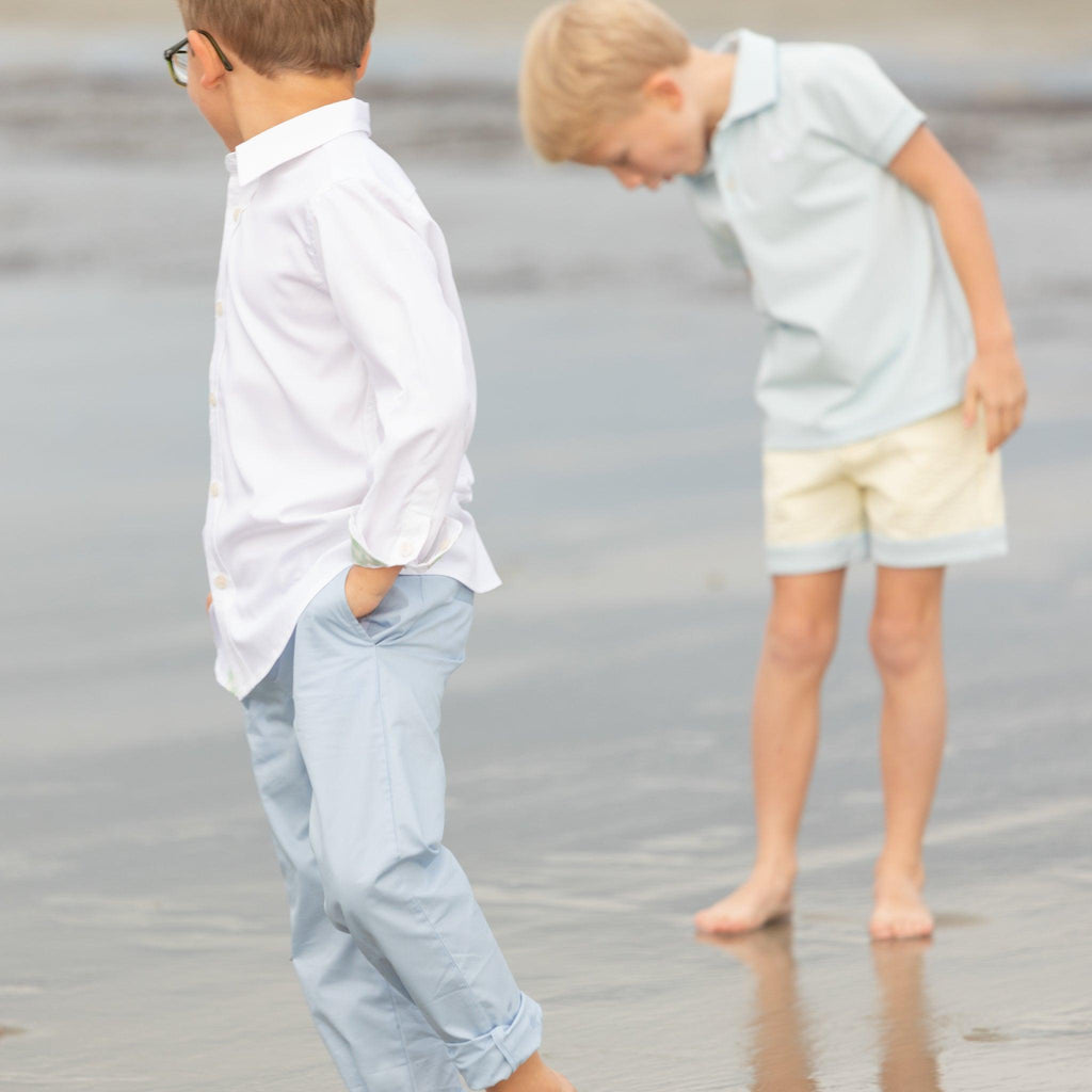 Bradford Trousers in Bailey's Bay Blue - The Well Appointed House