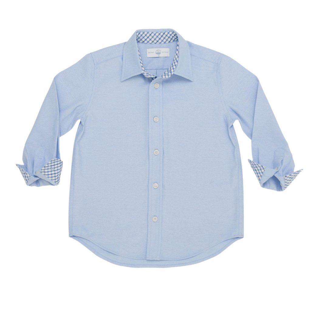 Brooks Button Down in Andover Blue with Chatham Check - The Well Appointed House