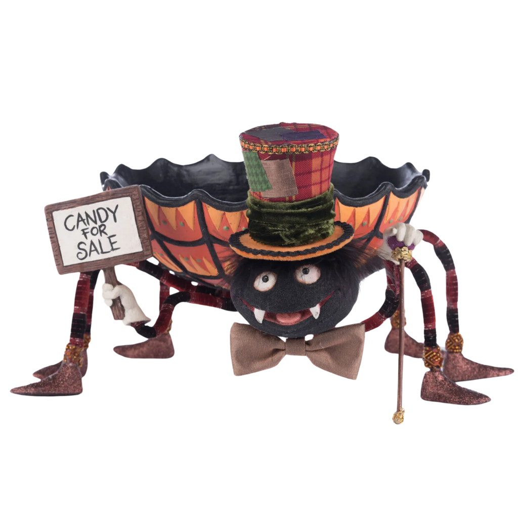 Broomstick Acres Spider Candy Dish - The Well Appointed House