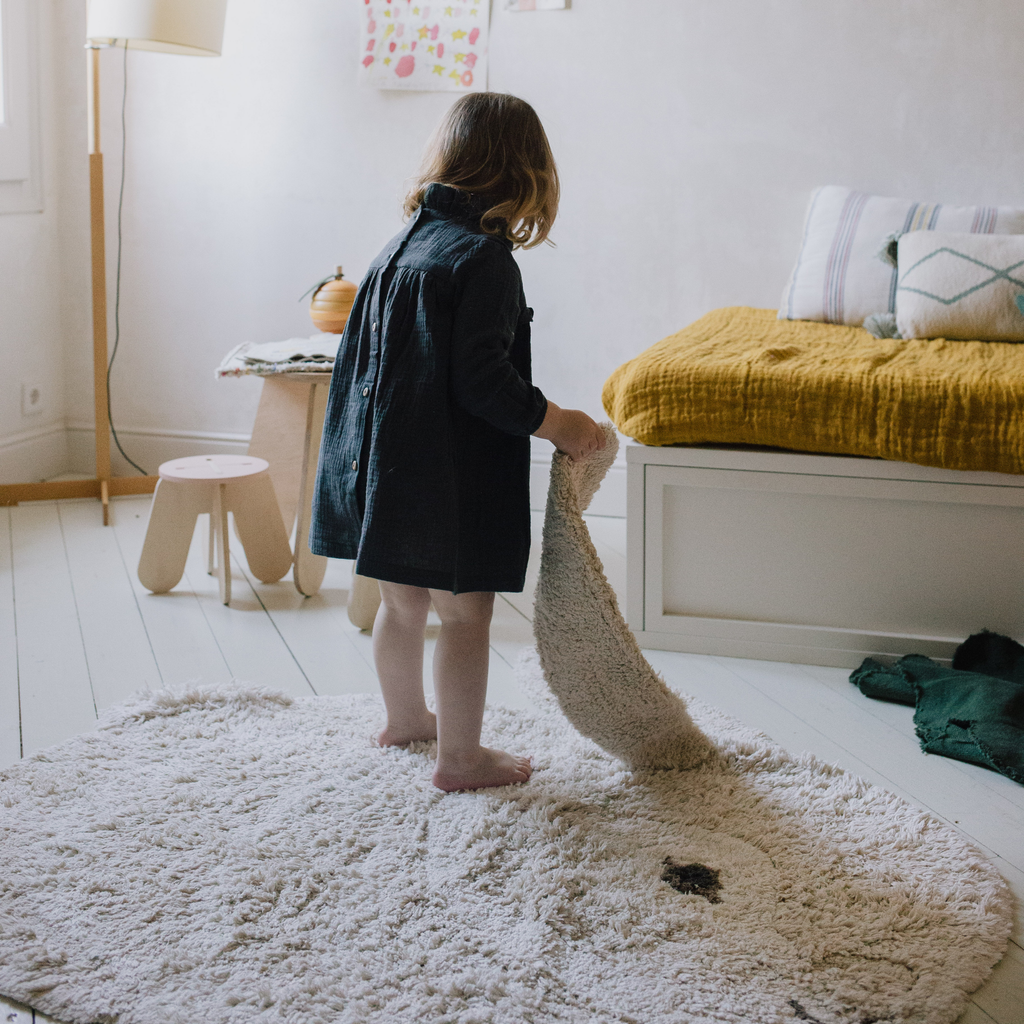 Washable Bunny Rug - The Well Appointed House