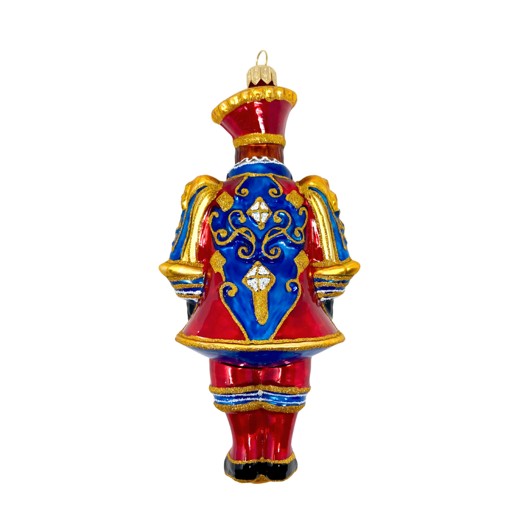 Sicilian Carretto King Blown Glass Christmas Ornament - The Well Appointed House