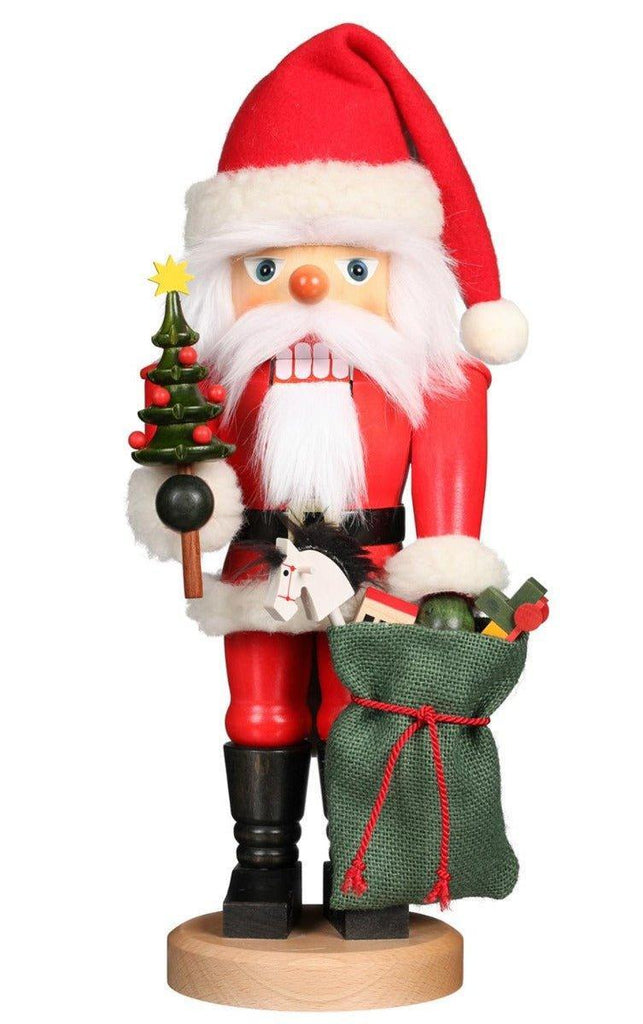 Christian Ulbricht Santa With Toy Sack Nutcracker Christmas Decoration - Christmas Decor - The Well Appointed House