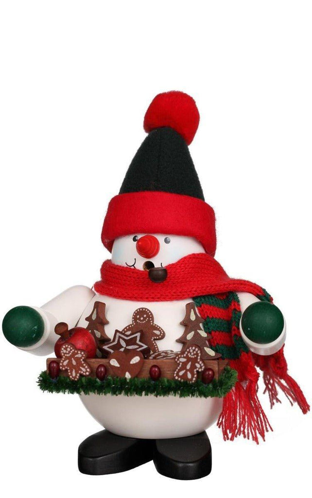 Christian Ulbricht Snowman With Gingerbread Incense Burner Christmas Decoration - Christmas Decor - The Well Appointed House