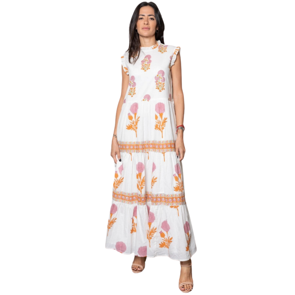 Long Sleeveless Floral Dress - The Well Appointed House