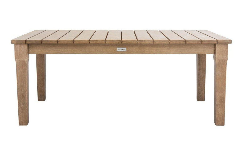 Eucalyptus Wood Patio Coffee Table - Outdoor Coffee & Side Tables - The Well Appointed House