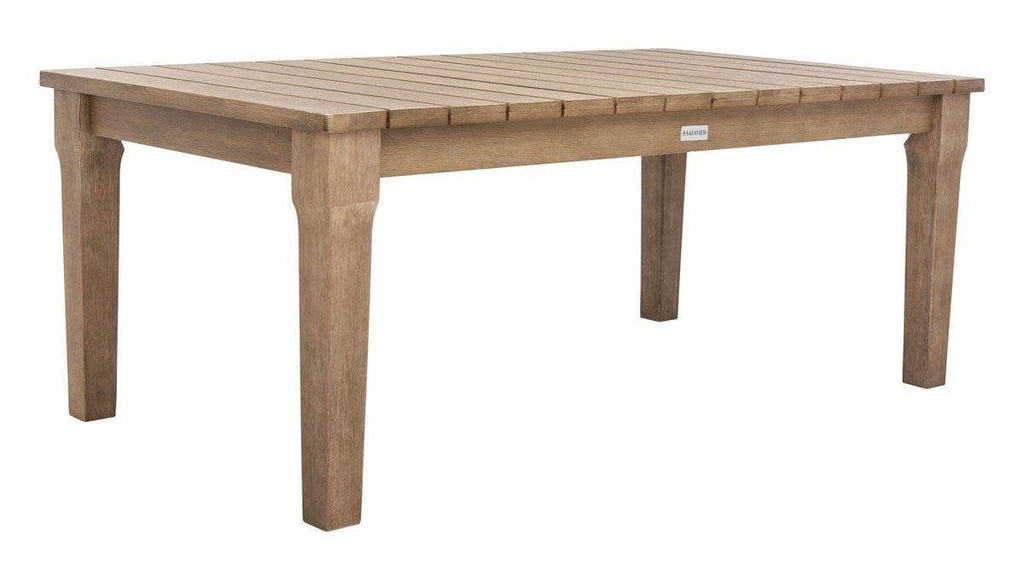 Eucalyptus Wood Patio Coffee Table - Outdoor Coffee & Side Tables - The Well Appointed House