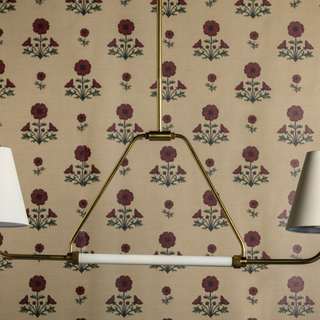 Georgann Linear Chandelier in Aged Brass Finish - The Well Appointed House