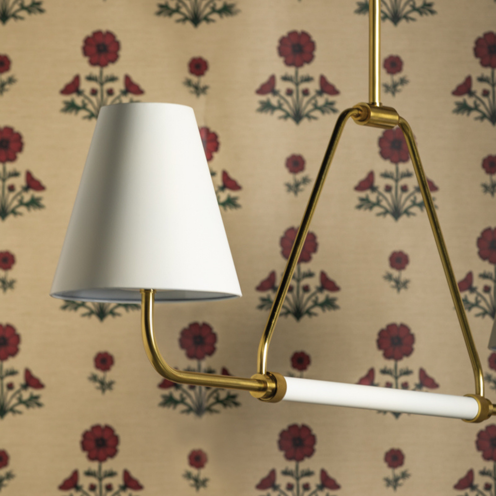 Georgann Linear Chandelier in Aged Brass Finish - The Well Appointed House