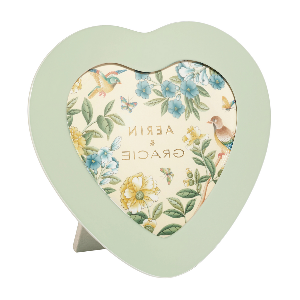 Sage Lacquer Heart Frame - The Well Appointed House