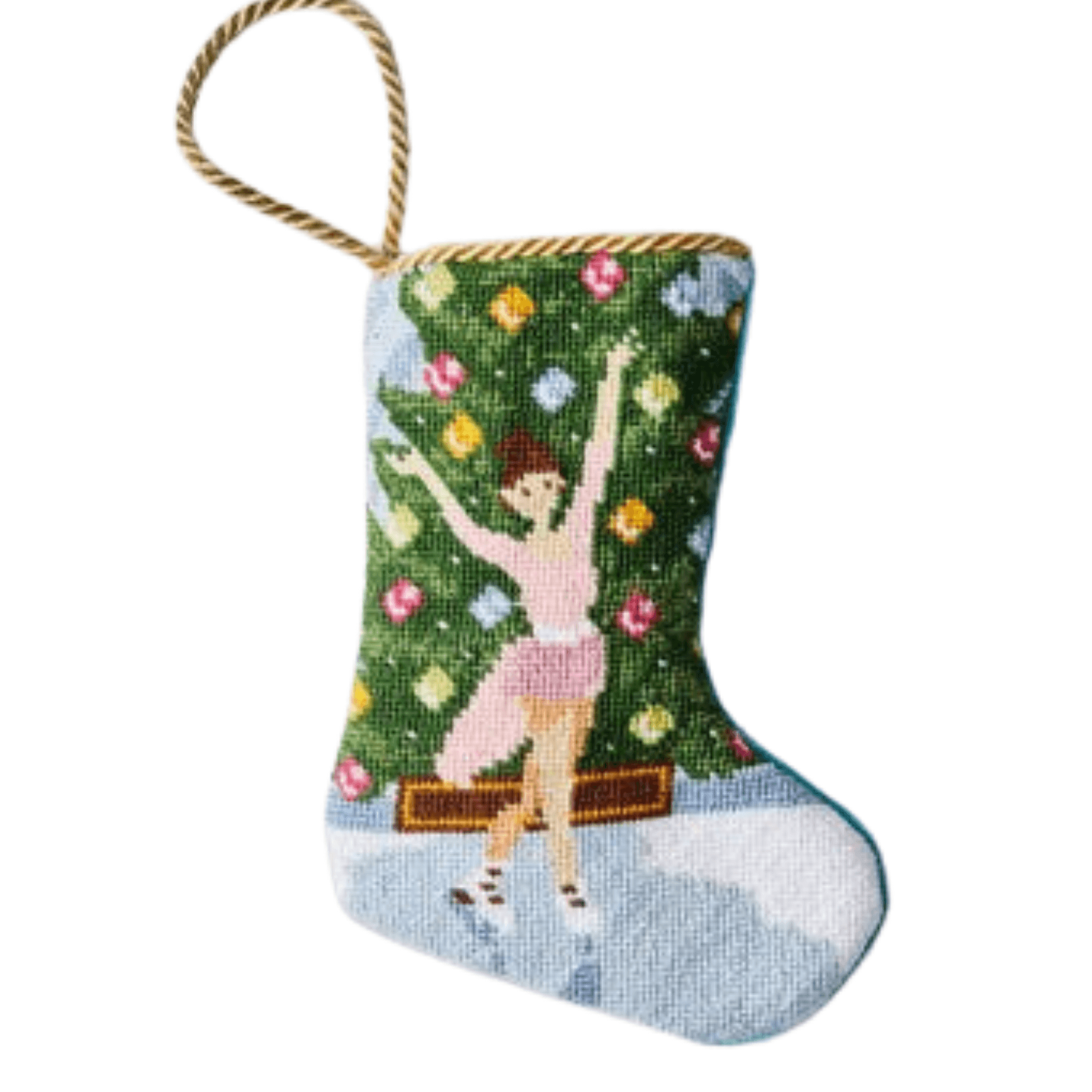 Bauble Stockings Winter Wonderland Needlepoint Stocking