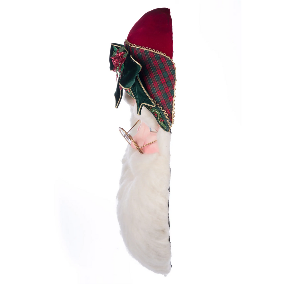 Holiday Magic Santa Wall Mask Christmas Decoration - The Well Appointed House