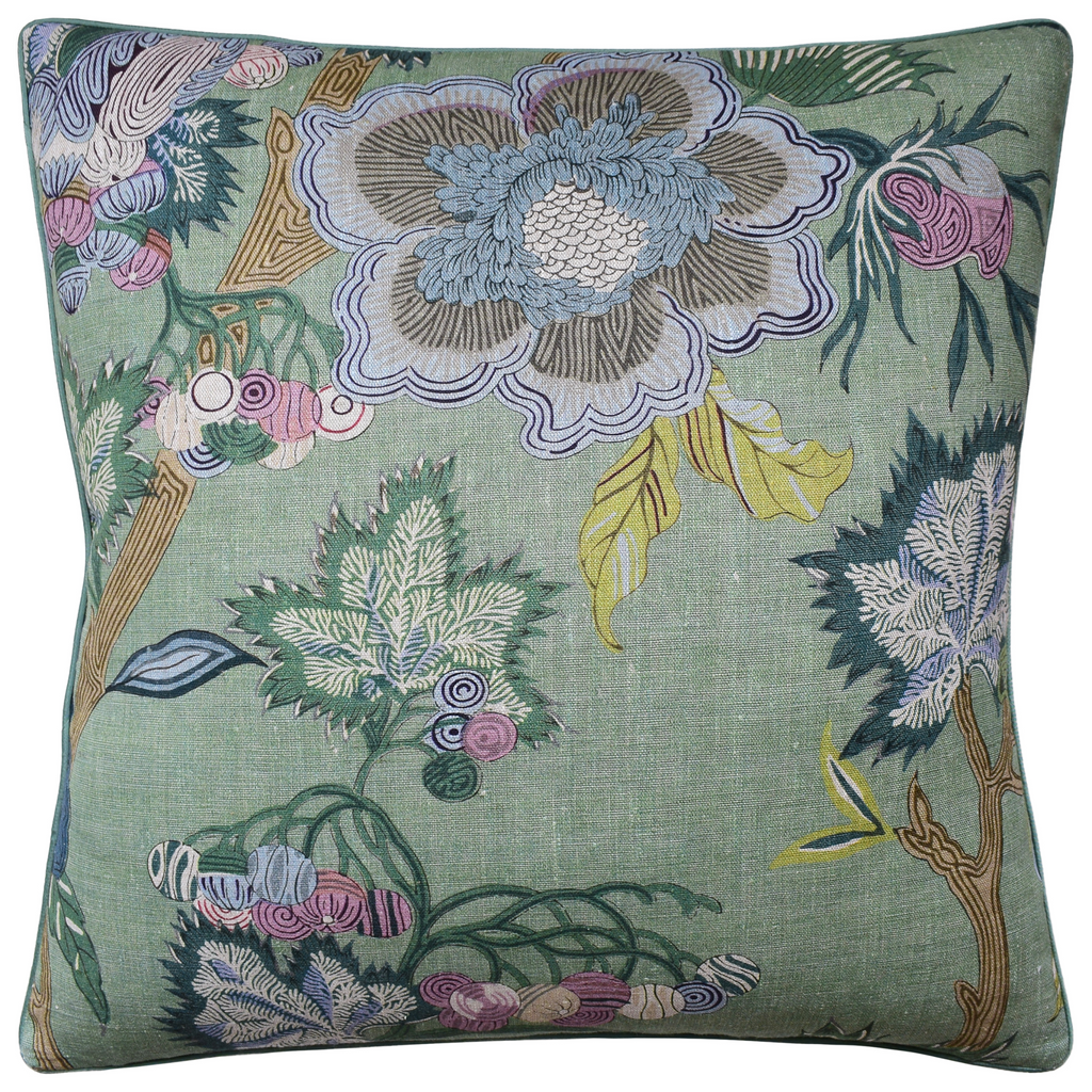 Indienne Jacobean Design Throw Pillow - The Well Appointed House