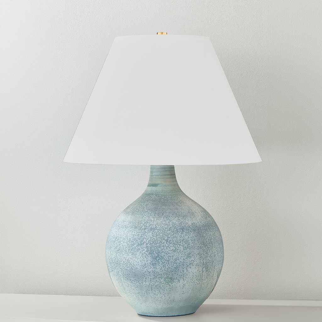 Kearny Glazed Gourd Style Table Lamp - The Well Appointed House