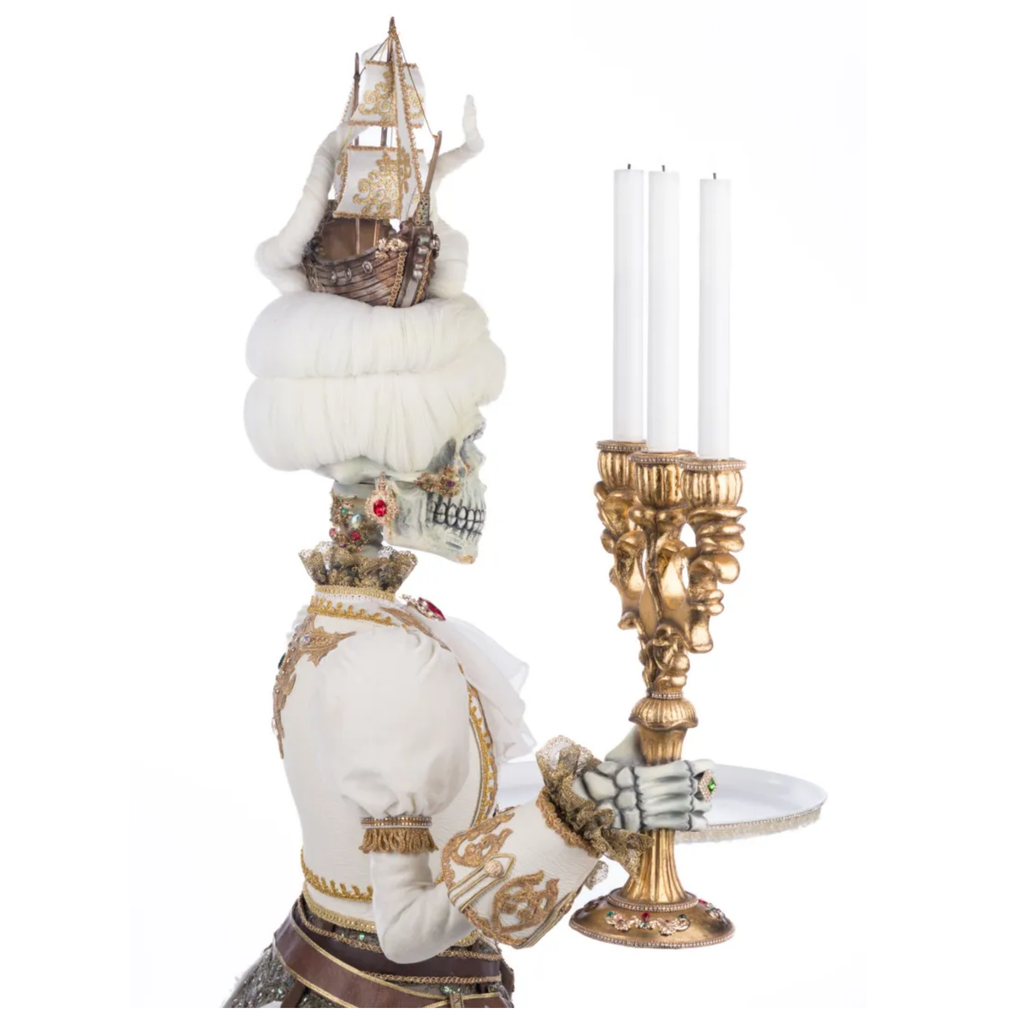 Lady Adelaid Apparition With Candelabra And Tray - The Well Appointed House