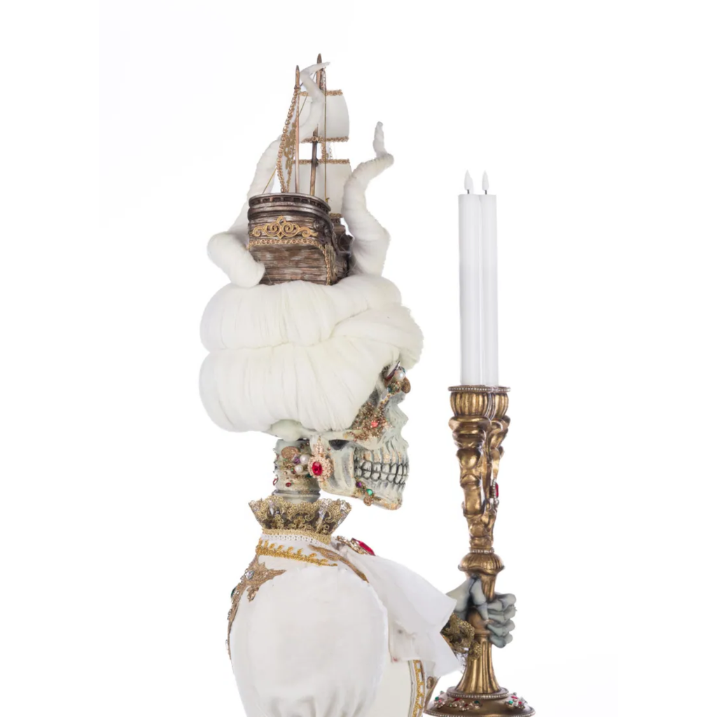 Lady Adelaid Apparition With Candelabra And Tray - The Well Appointed House