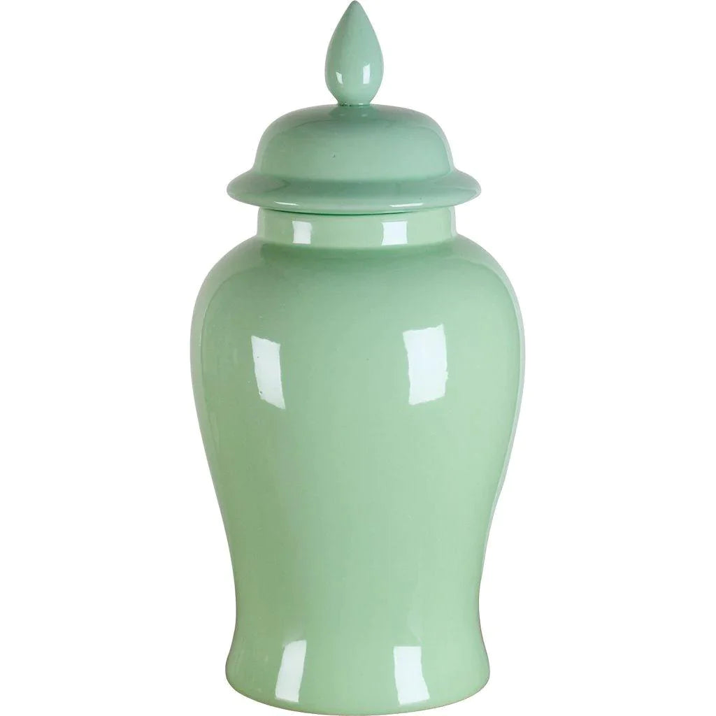 Large Lime Green Porcelain Temple Jar – The Well Appointed House