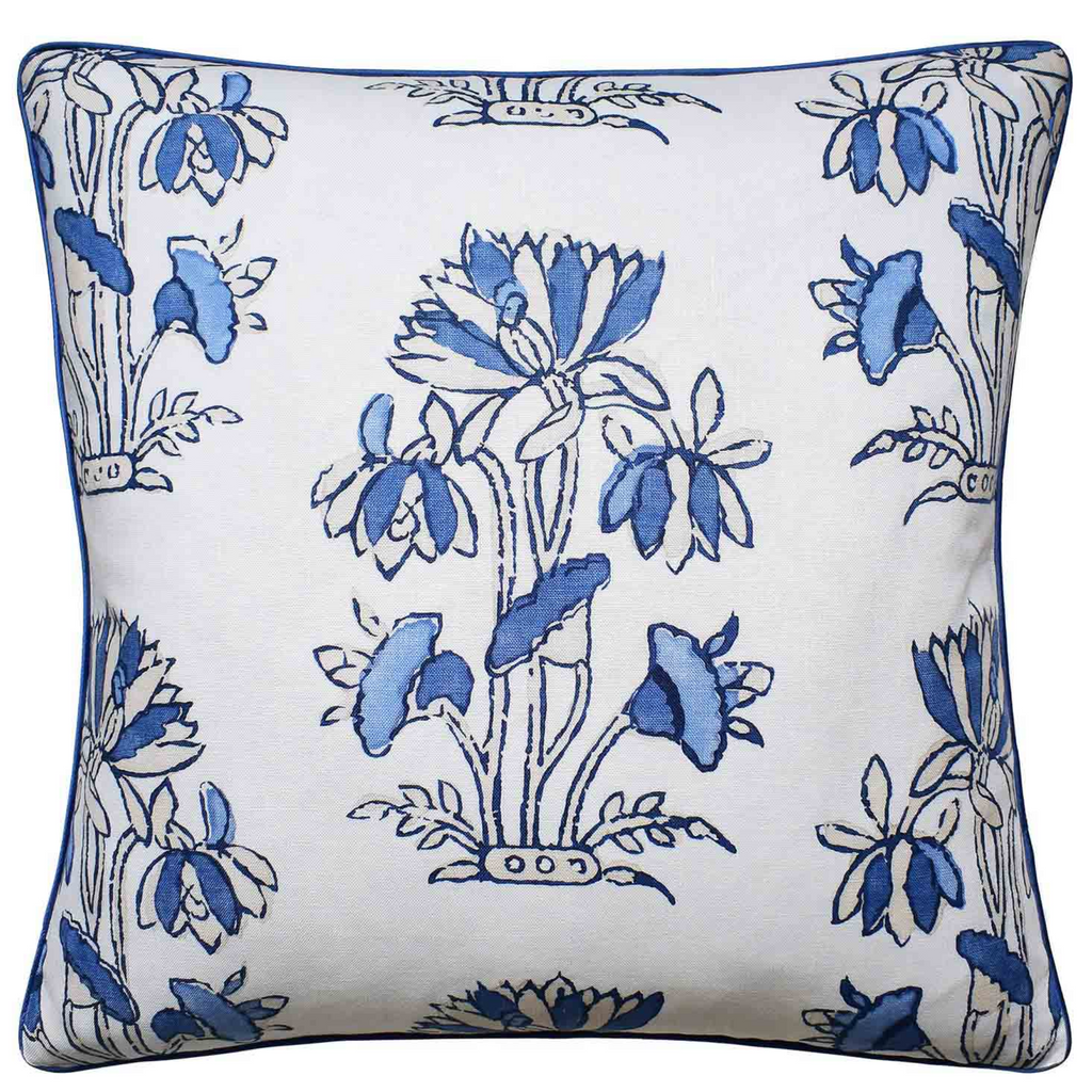 Lily Flower Design Throw Pillow - The Well Appointed House