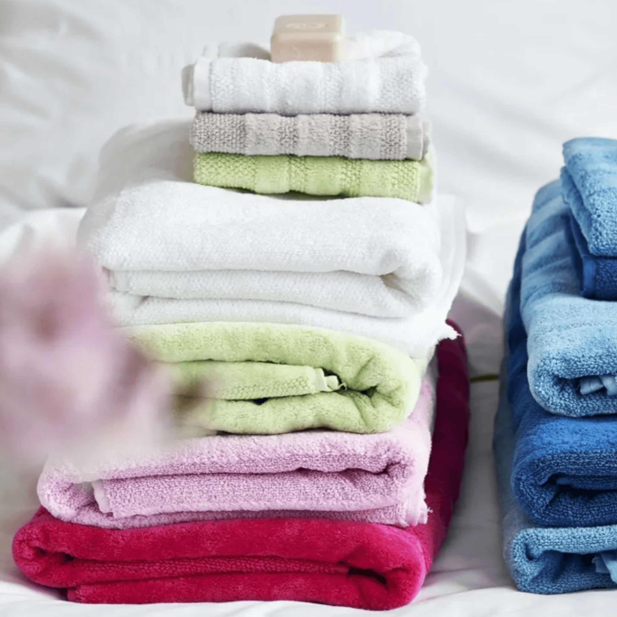 Designers Guild Coniston Denim Towels, Bath Sheet 35 x 65