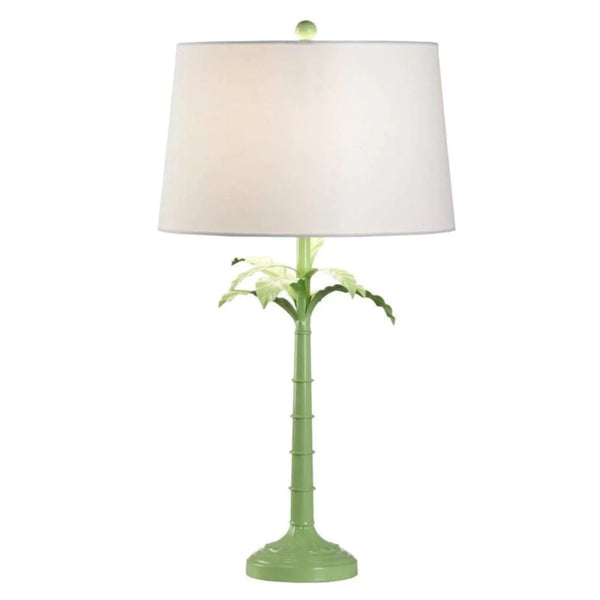 Meg Braff Brass Table Lamp With Scalloped White Shade