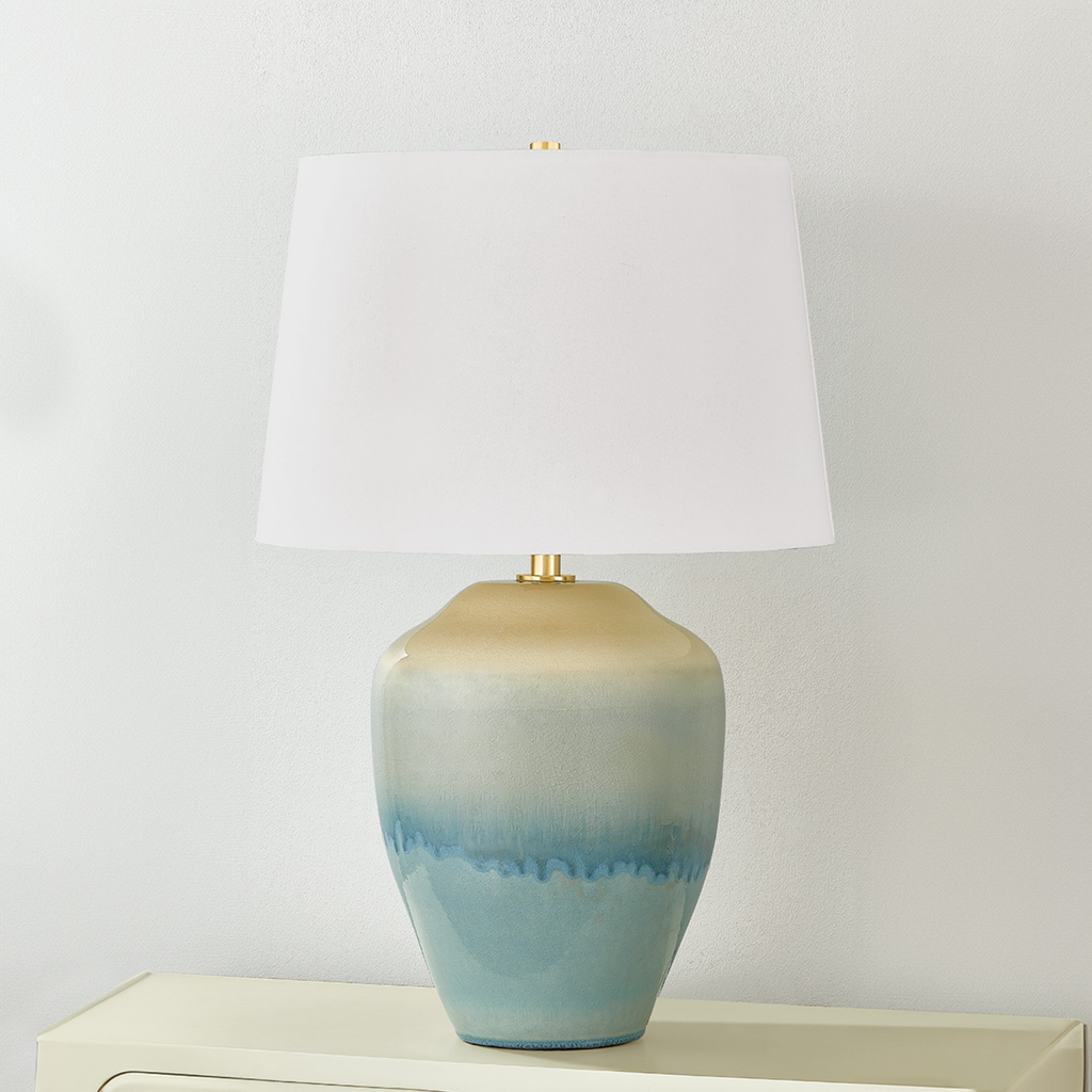 Montville Glazed Table Lamp - The Well Appointed House