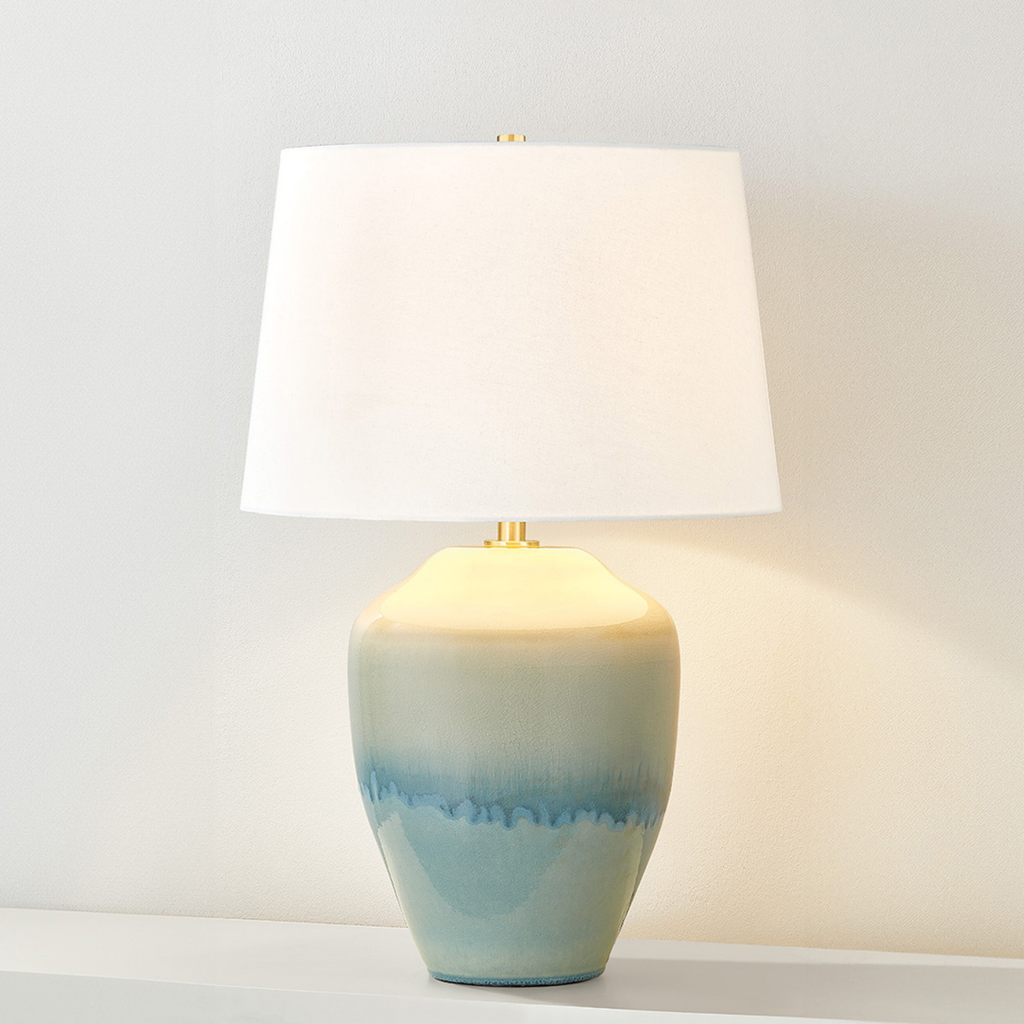 Montville Glazed Table Lamp - The Well Appointed House