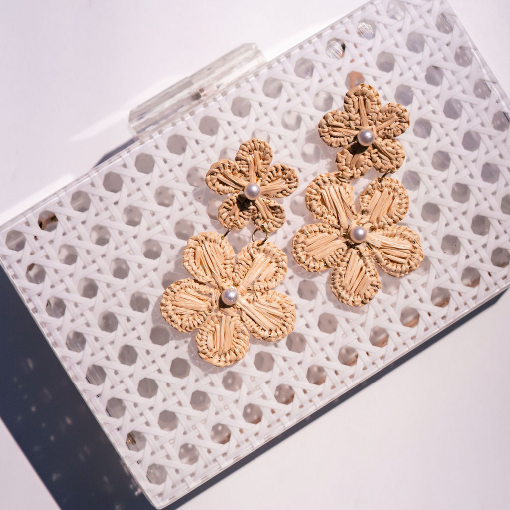 Marigold Raffia Earring - The Well Appointed House