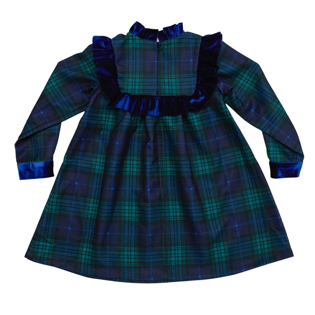 Nora Dress in Blackwatch Plaid - The Well Appointed House