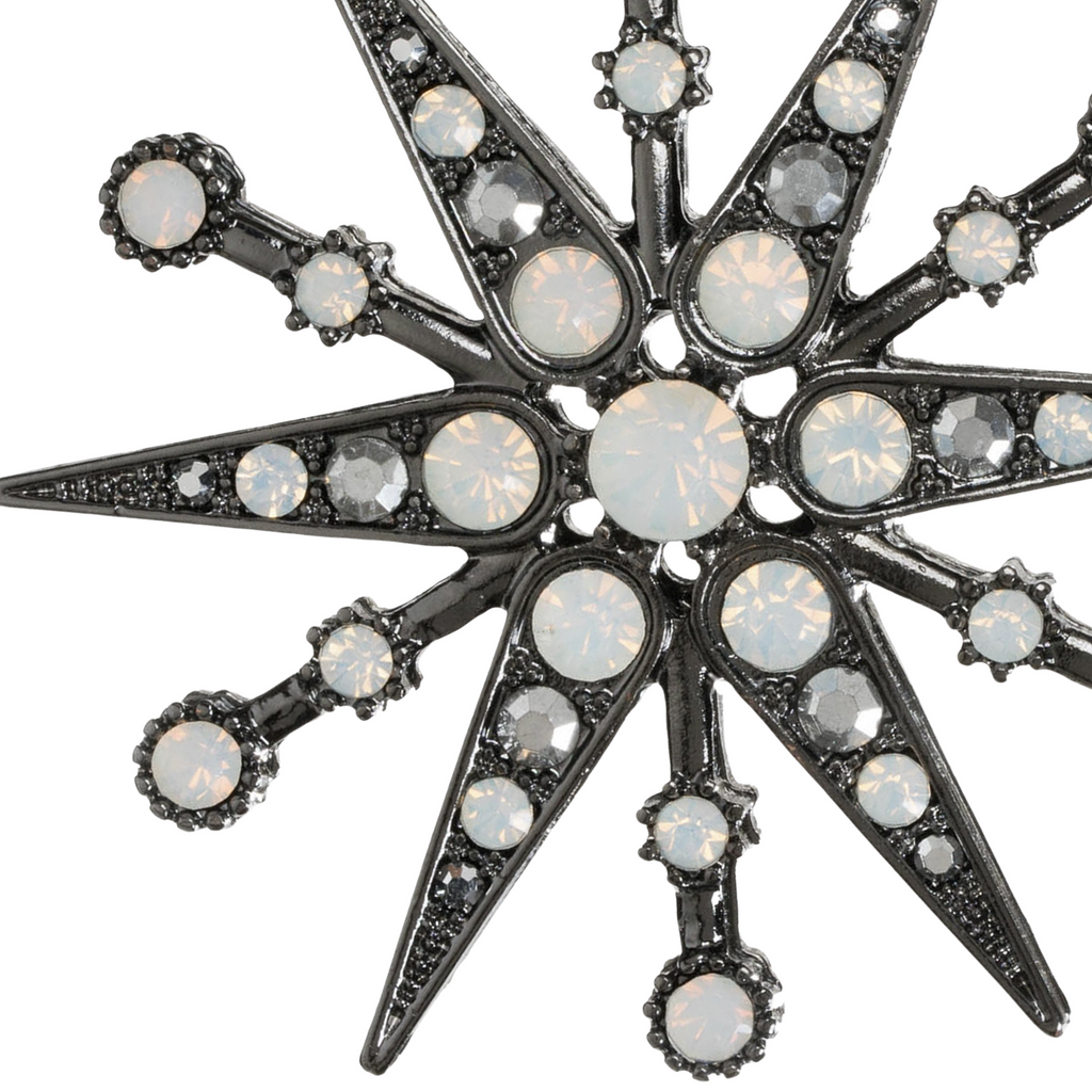 Deco Snowflake Hanging Ornament - The Well Appointed House