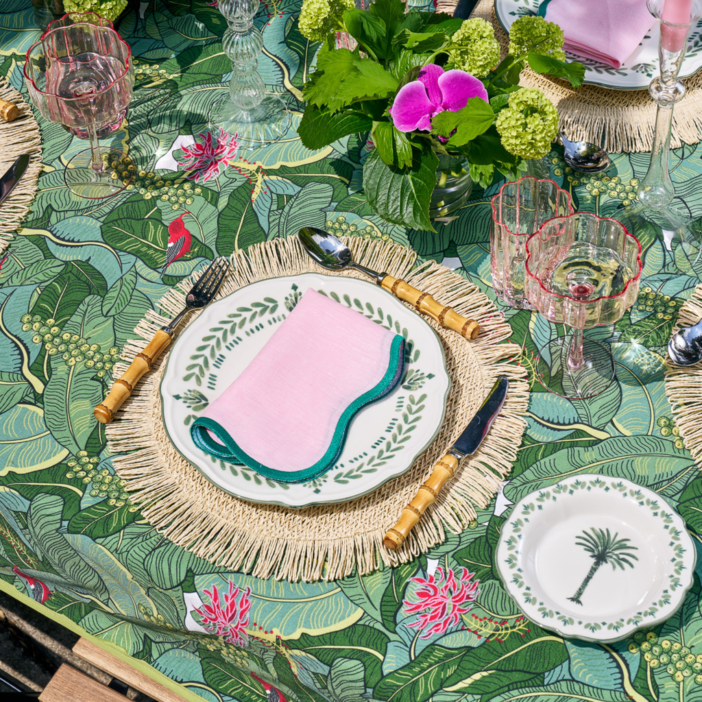 Palmier Tropical Tablecloth - The Well Apponted House