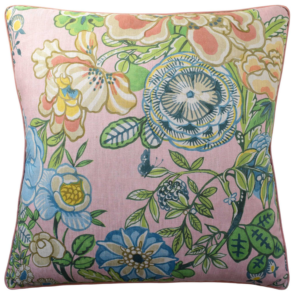 Peony Garden Design Throw Pillow - The Well Appointed House