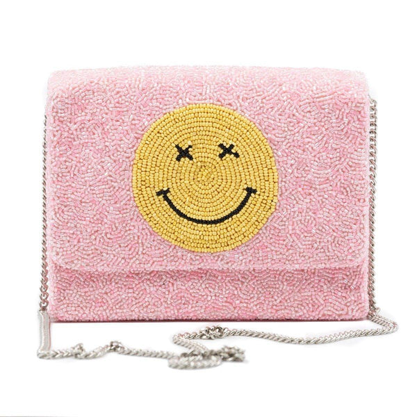 Smiley Face Genuine Leather Chain Wallet – Bewild