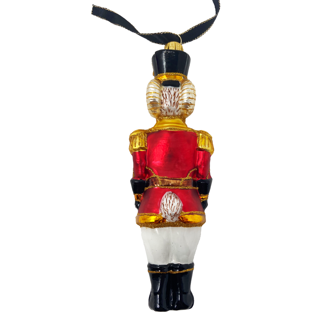 Ram Nutcracker Blown Glass Christmas Ornament - The Well Appointed House